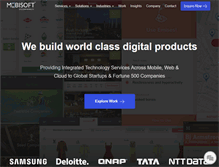 Tablet Screenshot of mobisoftinfotech.com